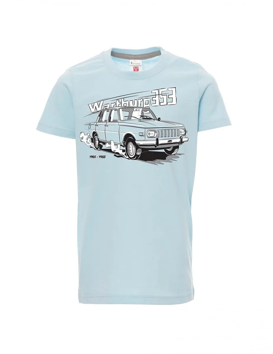 Maglia da bambino blu pallido Wartburg 353