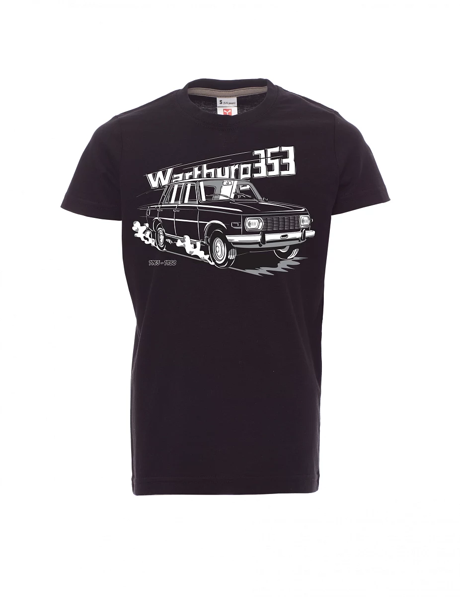 Maglia da bambino nera Wartburg 353