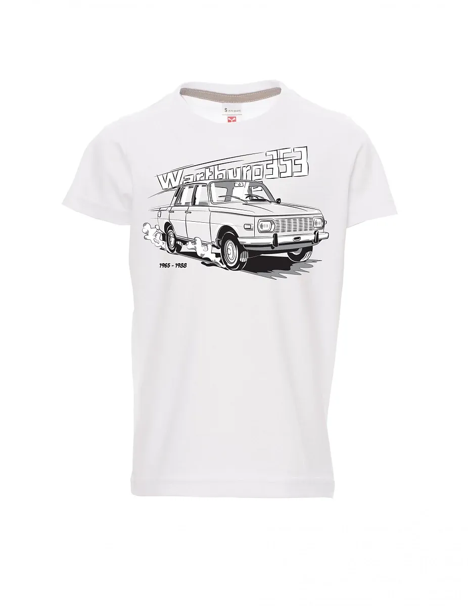 Maglia da bambino bianca Wartburg 353