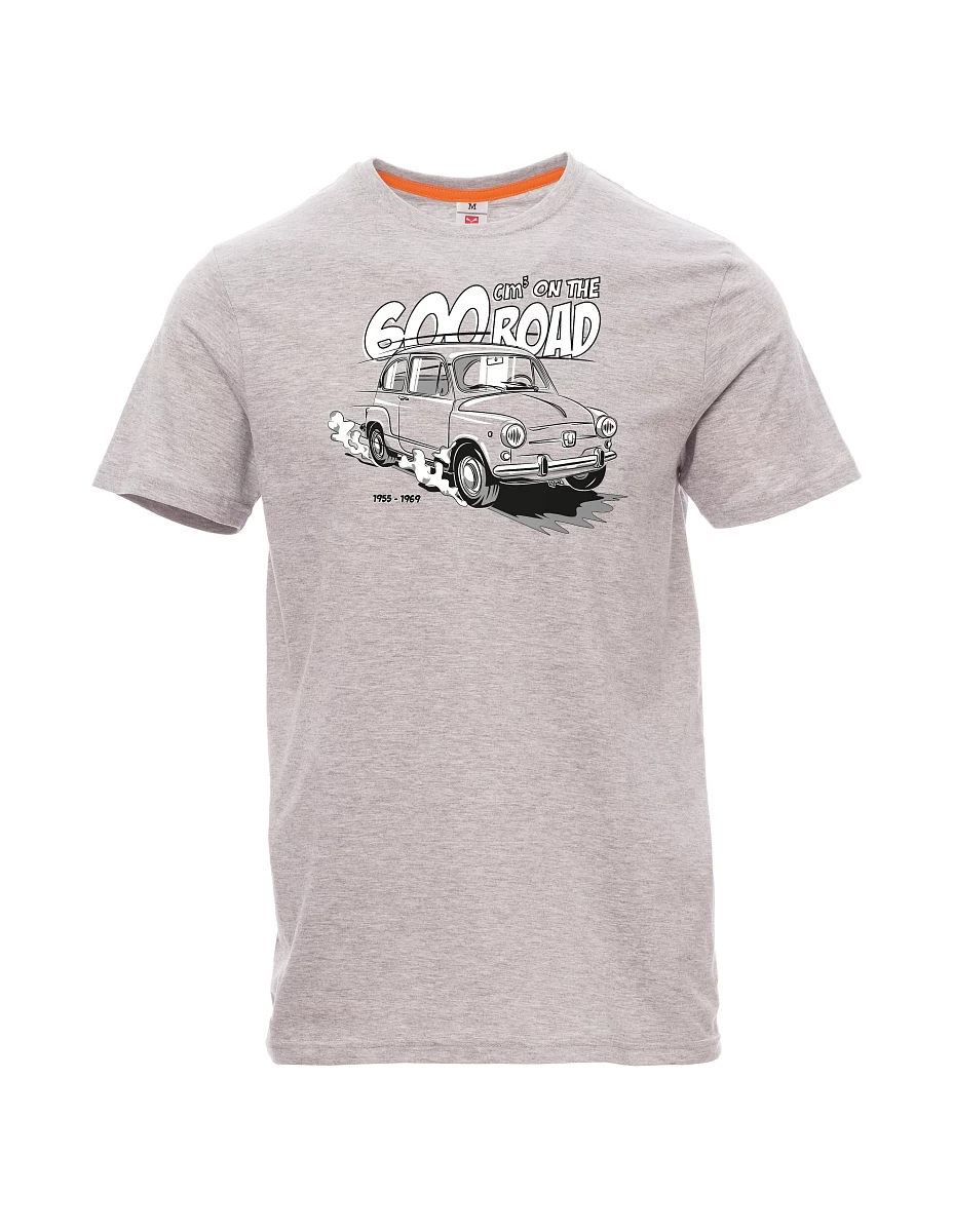 Maglia da uomo grigio melange Il veterano italiano F 600