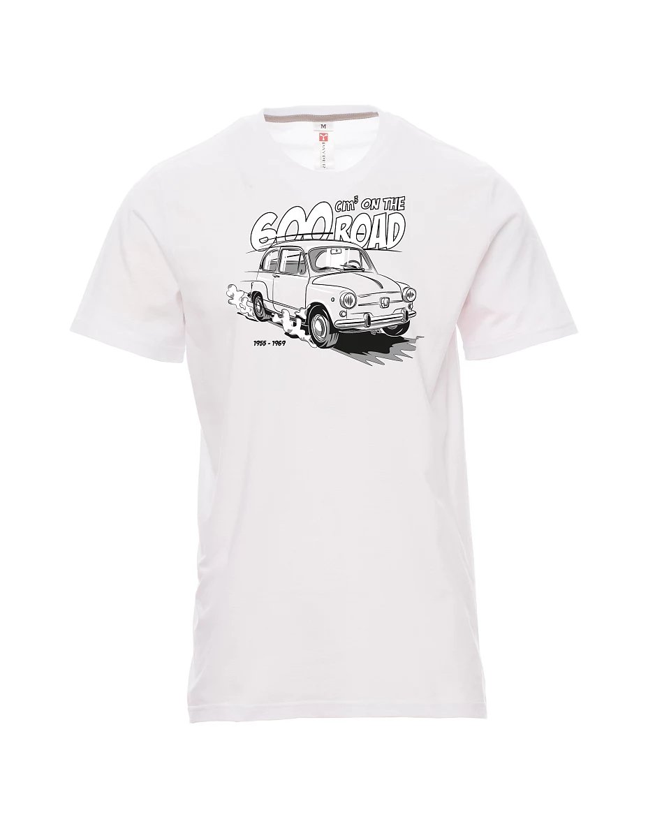 Maglia da uomo bianca Il veterano italiano F 600 601