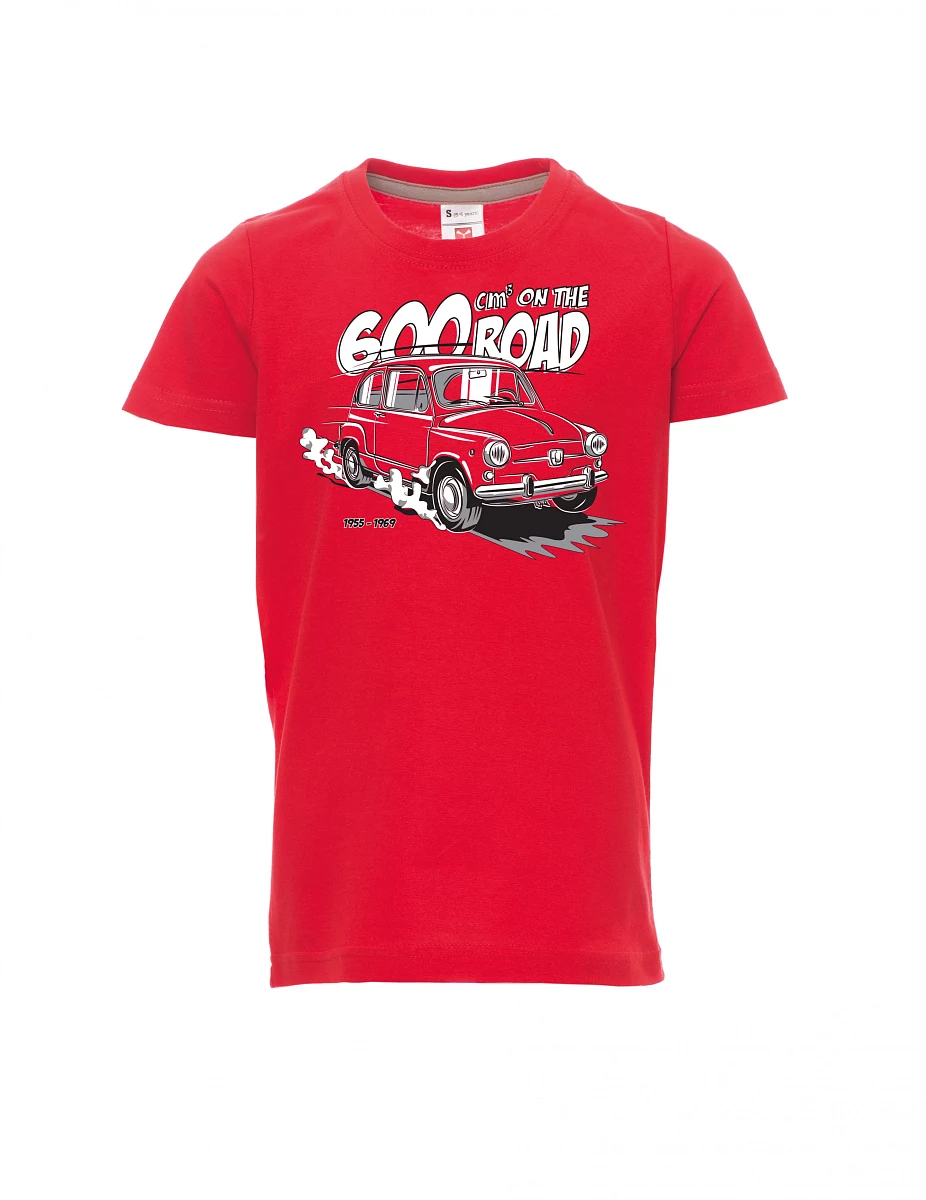 Maglia da bambino rossa Il veterano italiano F 600