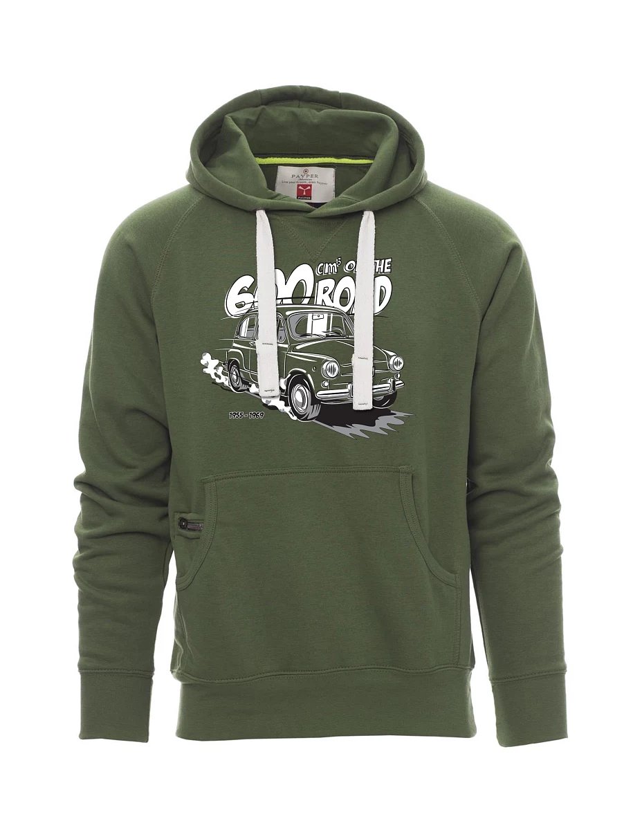 Felpa da uomo verde scuro Il veterano italiano F 600