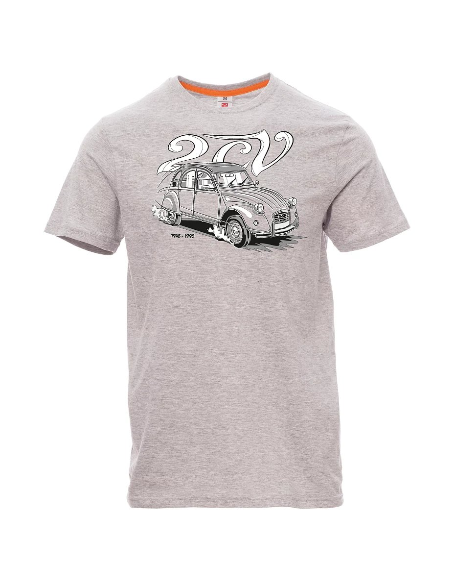 Maglia da uomo grigio melange 2CV