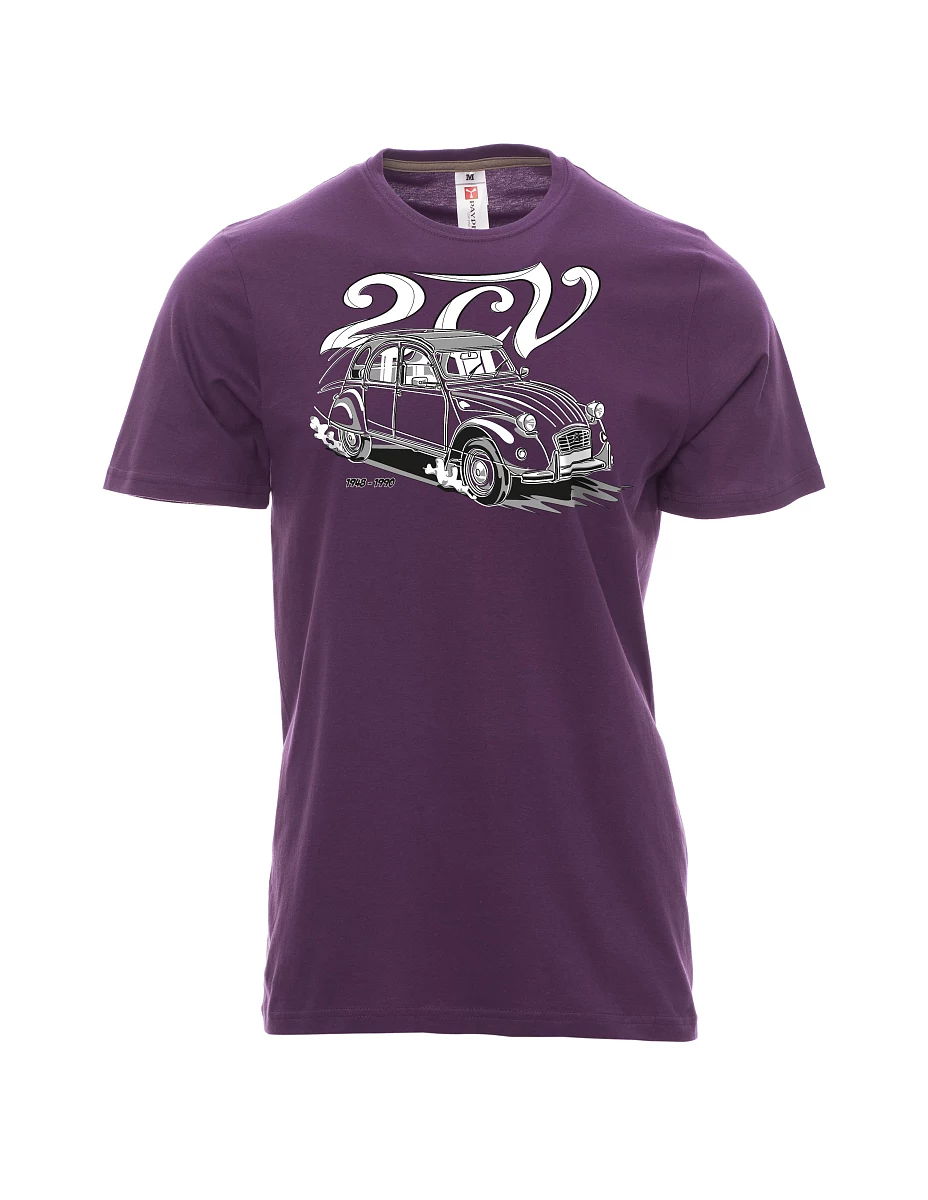 Maglia da uomo viola 2CV