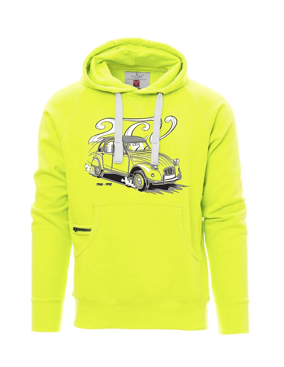 Felpa da uomo fluorescente 2CV