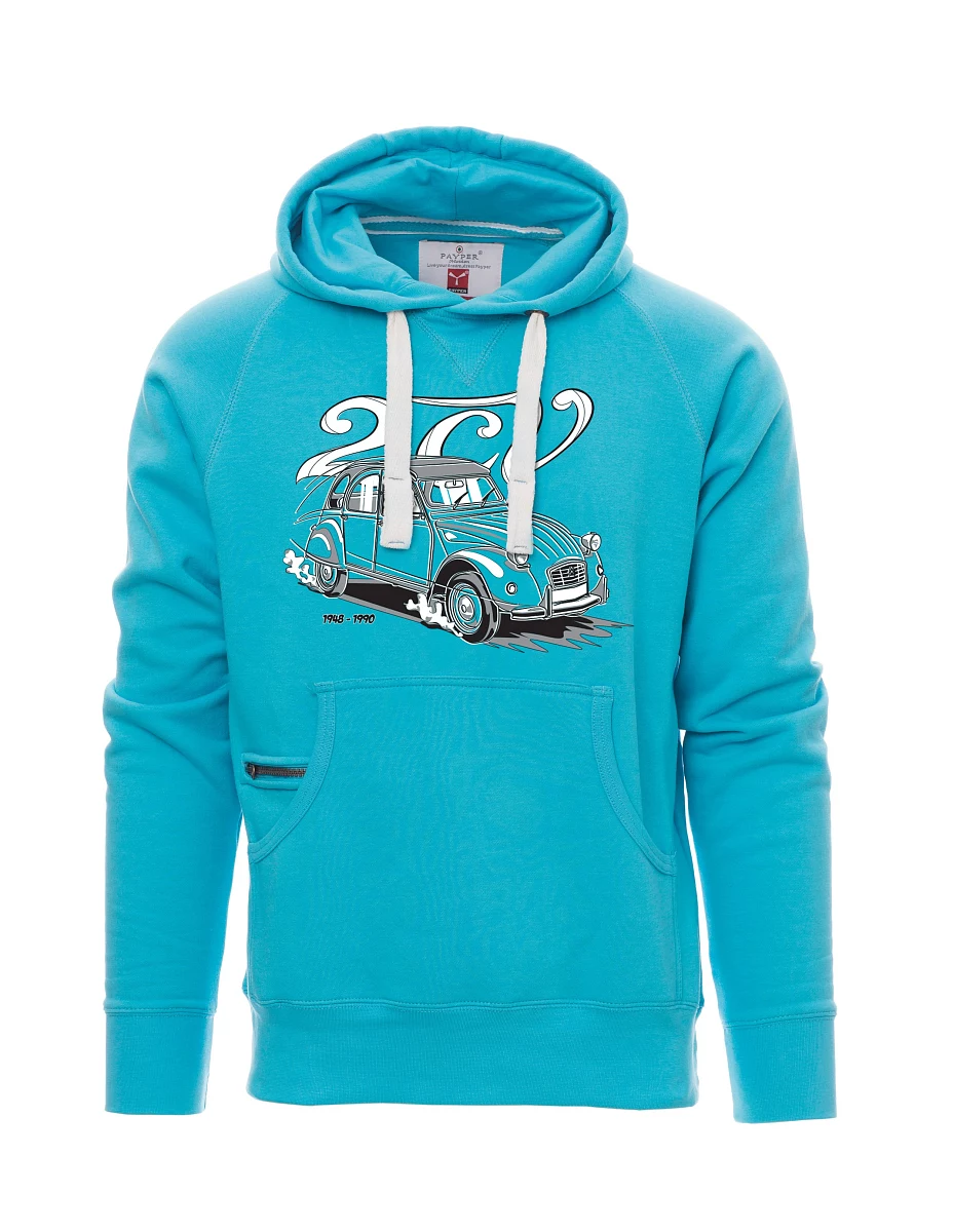 Felpa da uomo blu chiaro 2CV