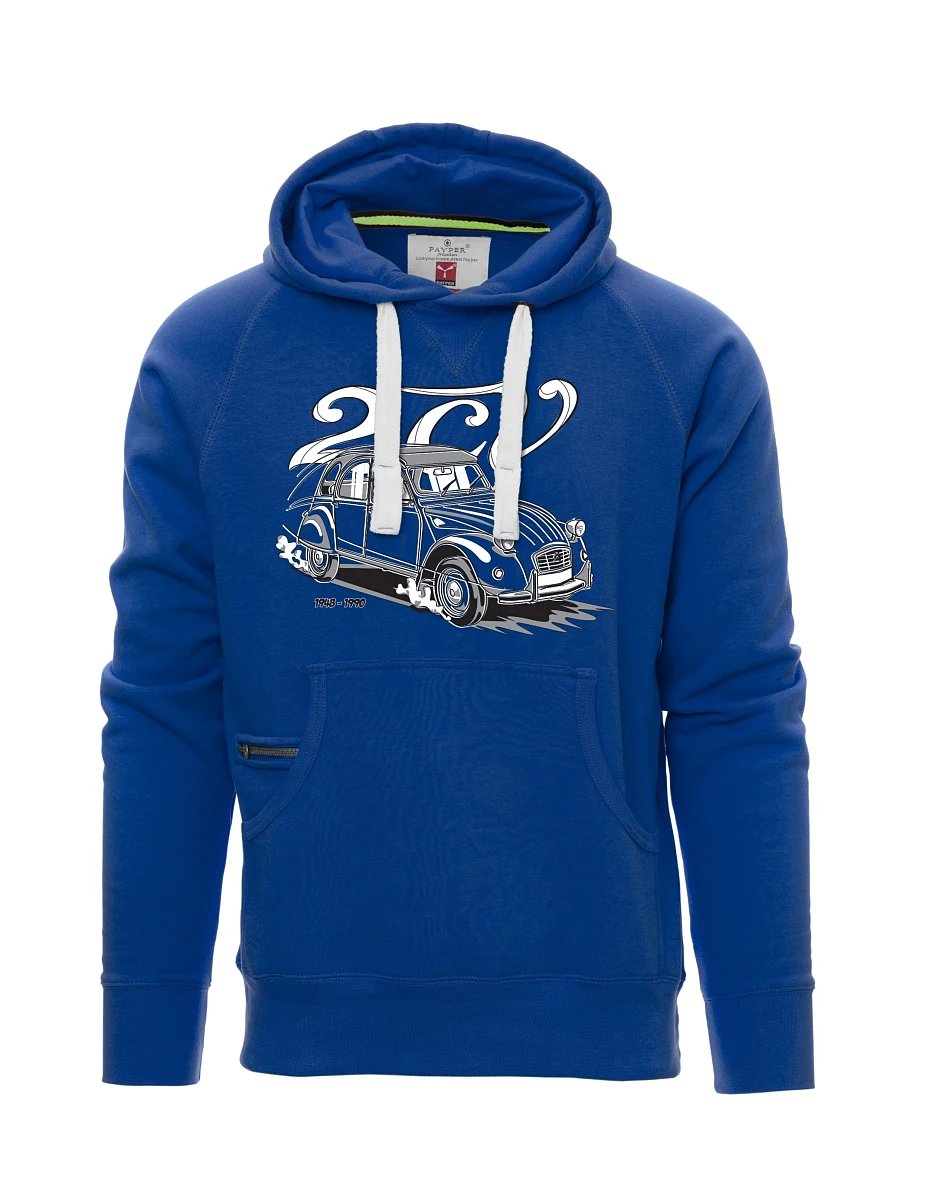 Felpa da uomo blu 2CV