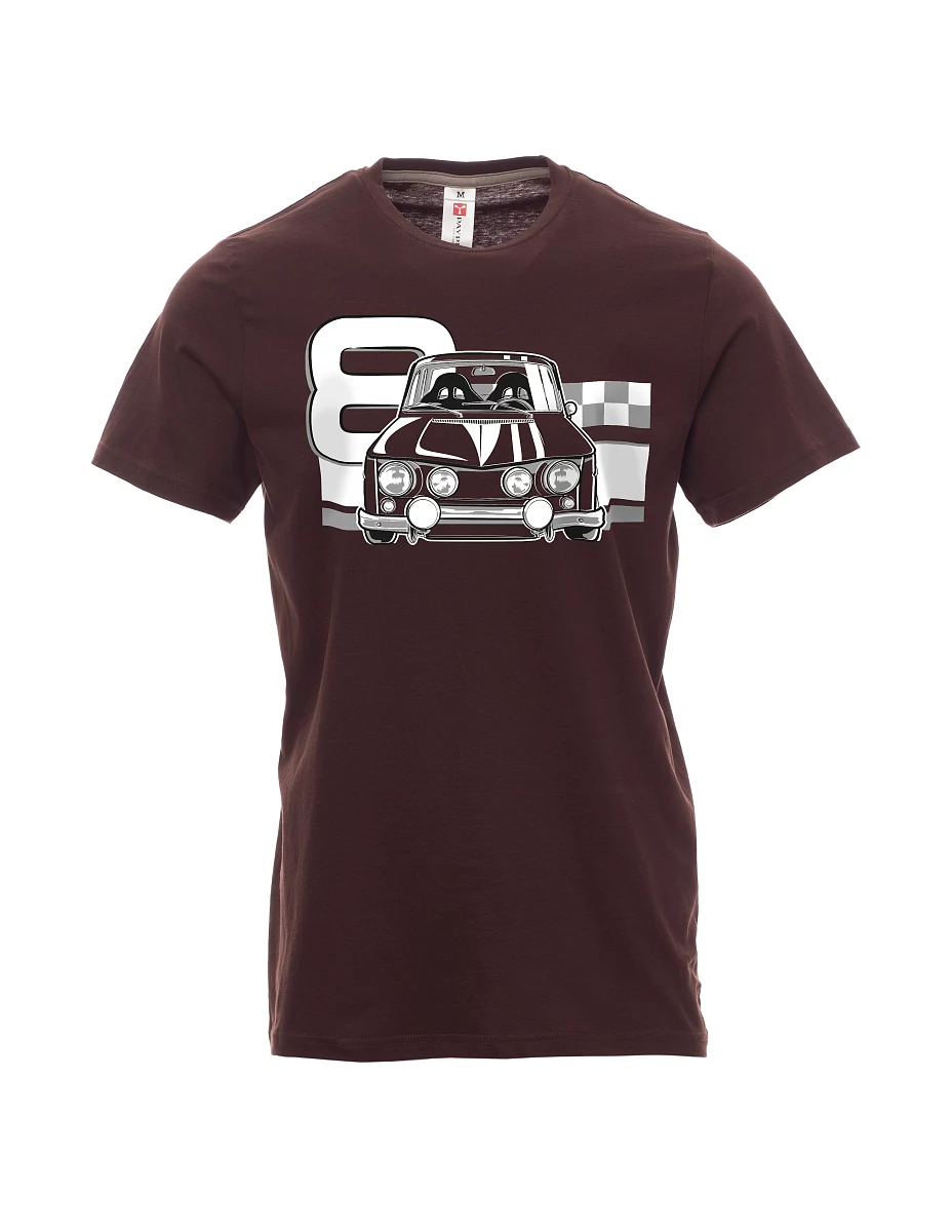 Maglia da uomo marrone scuro R8