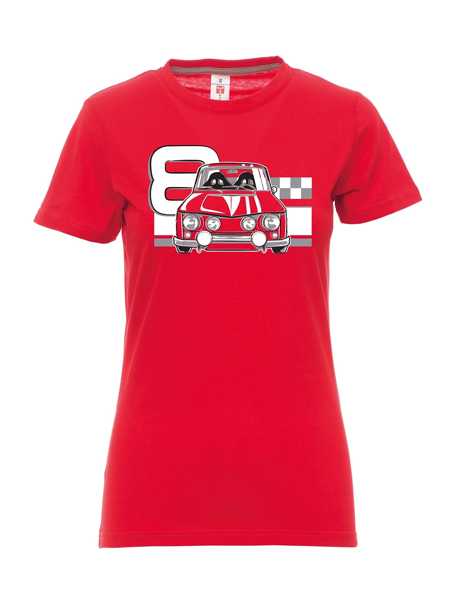 Maglia da donna rossa R8