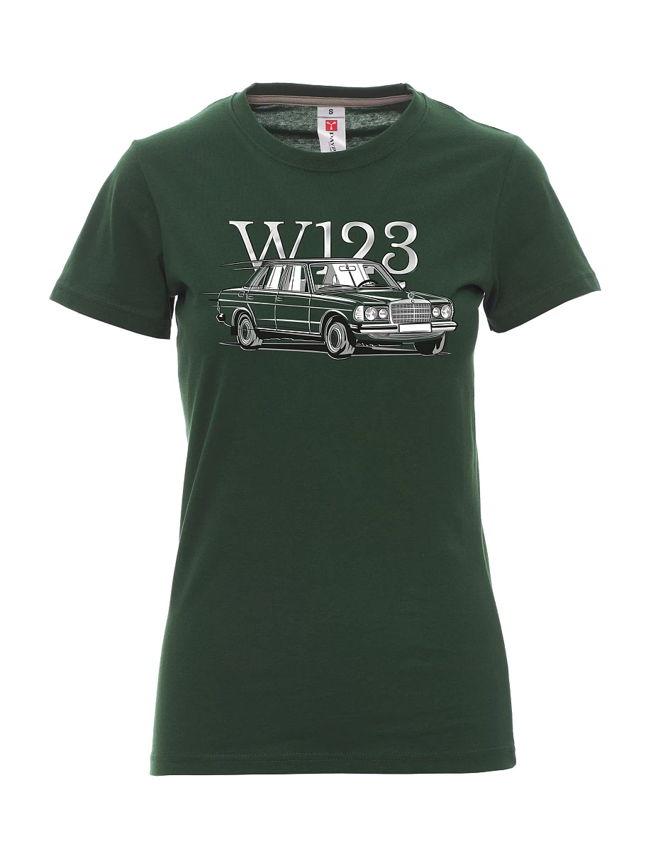 Maglia da donna verde scuro W123