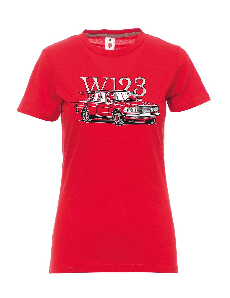 Maglia da donna rossa W123